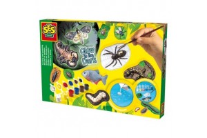 SES foszforeszkáló gipszállatok készlet