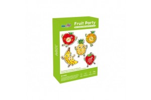 Füzögetős fa játék - gyümölcsök