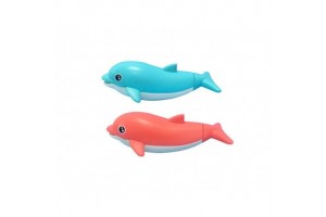 Fürdőjáték - vizet spriccelő delfin