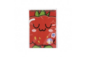 Fruitysquad eper illatú rajzfüzet — 48 lap