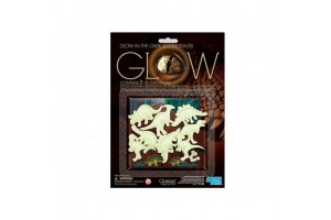 4M sötétben világító dínó készlet - matricák