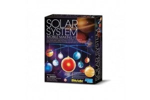 4M hordozható Naprendszer - világító karton bolygók
