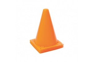 Útjelző bója 4 db, élénk narancssárga kúp, széles talppal