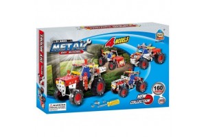 Fémépítő 4in1 - 160 db munkagépek