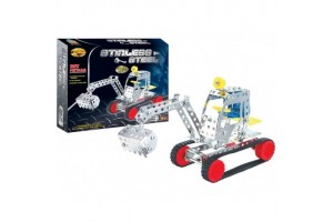 Lánctalpas markoló - 193 db fém építőjáték