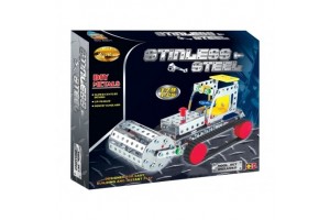 Buldózer 179 darabos fém építőjáték