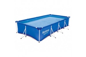 Bestway fémvázas szögletes medence 400x211x81 cm