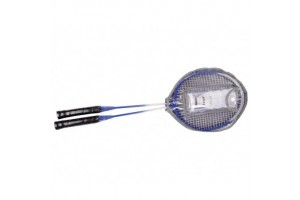 Fém tollaslabda készlet tokban – 3 labda, 2 ütő