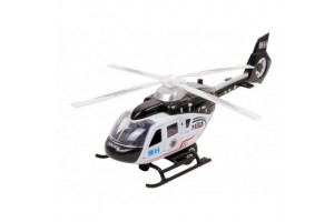 Fém rendőrségi helikopter - 21 cm