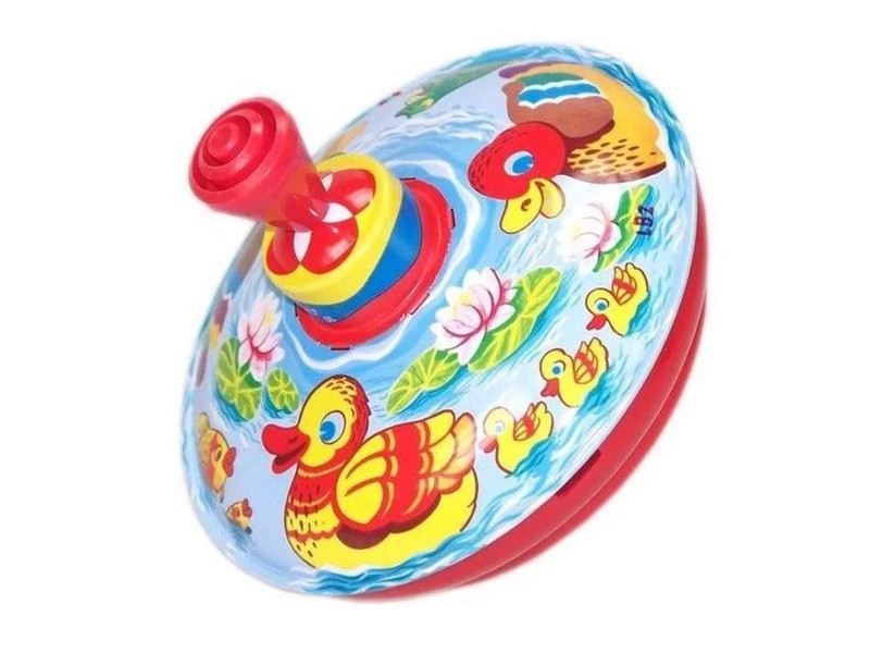 Fém búgócsiga 13 cm, kacsás (52410)