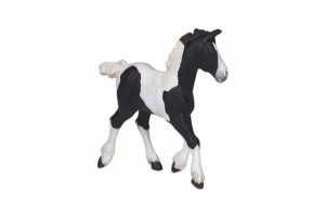 Papo fekete foltos csikó 51508 - figura, 10,3×3,8×8,5 cm