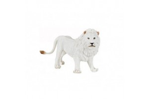Papo fehér hím oroszlán (50074) figura