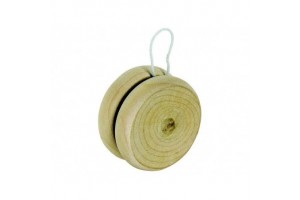 Fa jojó – natúr fából, erős zsinórral