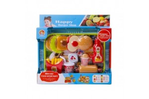 Burger Shop ételszett - játék hamburger készlet