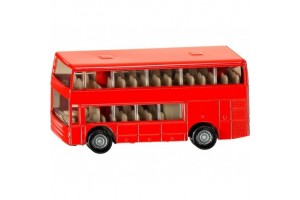 SIKU piros emeletes busz 1:87 - 1321