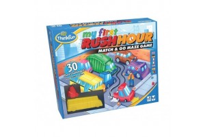 Thinkfun Első Rush Hour – játék doboza és feladványok