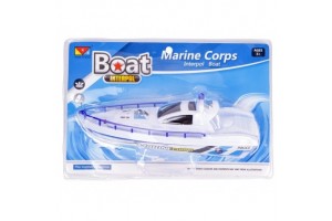 Elemes rendőrmotorcsónak – kalózok üldözése