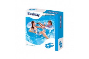 Bestway 43009 dupla úszófotel 118 x 117 cm