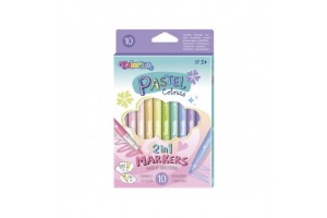 Colorino ecsetes pasztell filctoll 10 db (80875PTR)