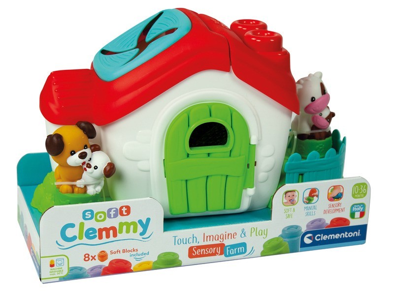 Clemmy farm építőkockák - érzékelést fejlesztő játék