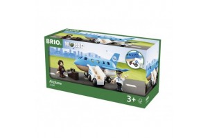 BRIO Repülőgép fa játék – felszállásra kész