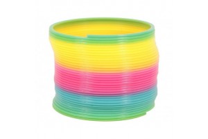 Szivárvány bolond rugó játék — spirál dekor