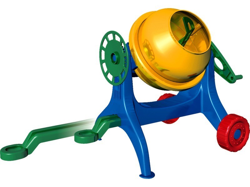 Műanyag betonkeverő 27 cm