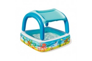 Bestway bébimedence árnyékolóval 140x140x114 cm