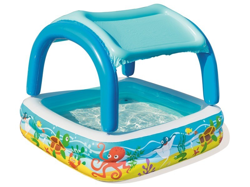 Bestway bébimedence árnyékolóval 140x140x114 cm