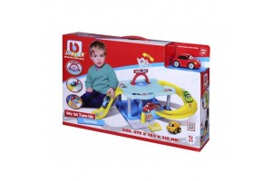 Bburago Jr. Első emeletes garázs kisautóval