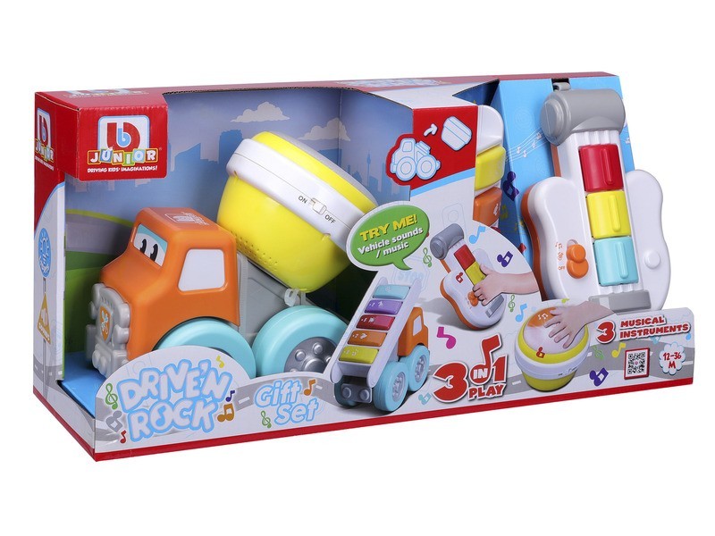 Bburago Jr. teherautó hangszerekkel (16-89034)