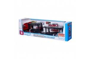 Bburago 1:43 Volvo FH16 tréler és Land Rover LRX