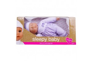 Sleepy Baby puhatestű baba, 30 cm