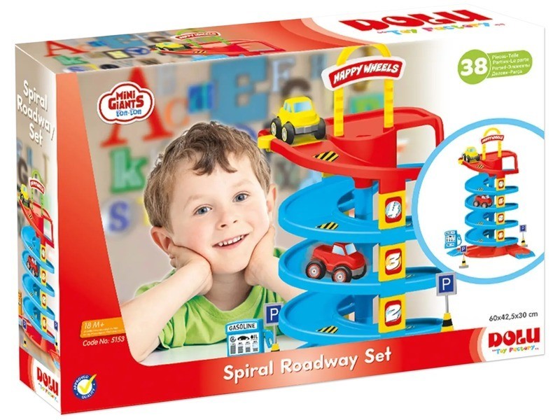 Autópálya spirál 38 részes - 60 cm magas