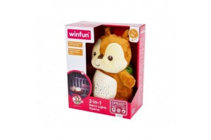 Puha mókus altató projektorral és zenével