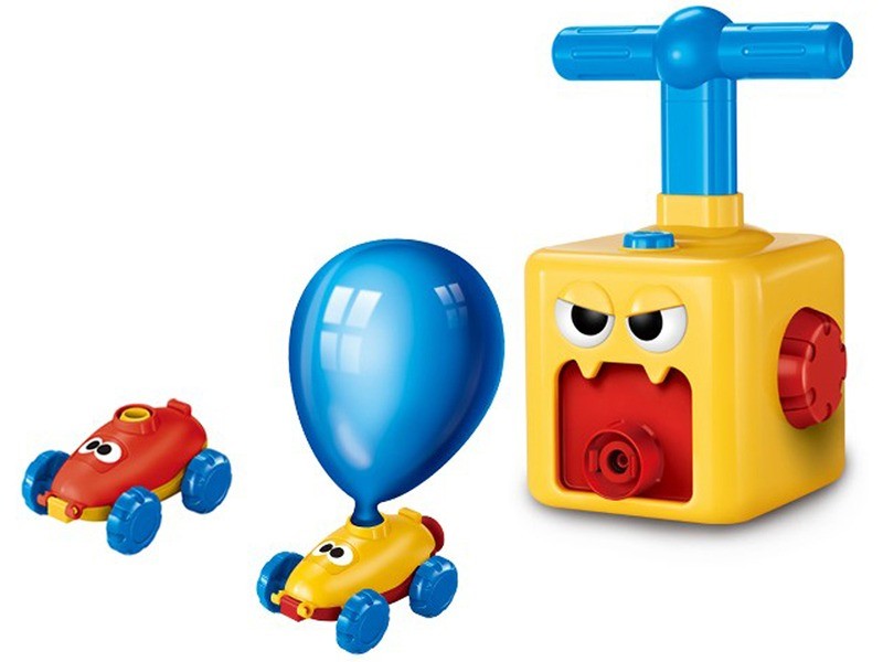 Lufi hajtású kisautó kilövővel és pumpával