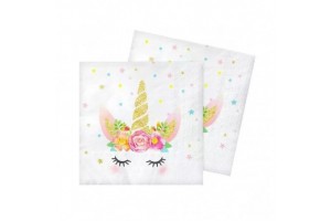 Unikornis mintás szalvéta 20 db-os csomag