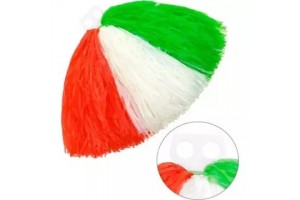 Zöld-fehér-piros szurkolói pom-pom