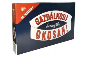 Gazdálkodj okosan! doboz, tábla, bábuk és játékpénz