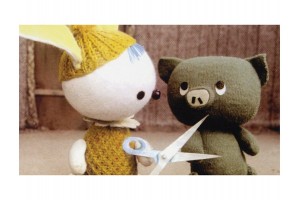 Mazsola és Fülöpke a fodrásznál - diafilm borító