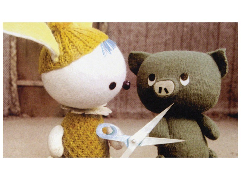 Mazsola és Fülöpke a fodrásznál - diafilm borító