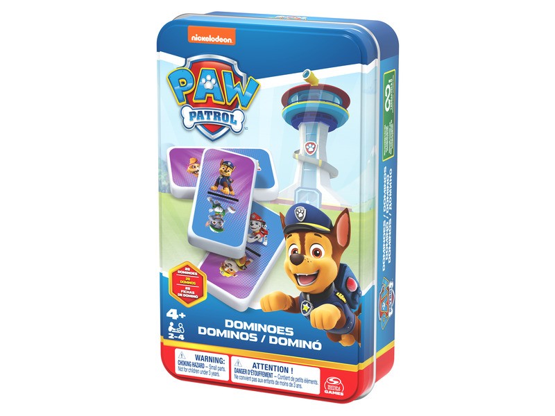 Mancs Őrjárat dominó - doboz és lapok