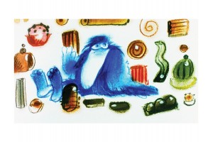 Szegény Gombóc Artúr diafilm - ill. Sajdik Ferenc