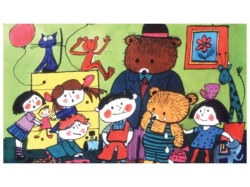 Vackor az óvodában — diafilm, illusztrálta Zsoldos Vera