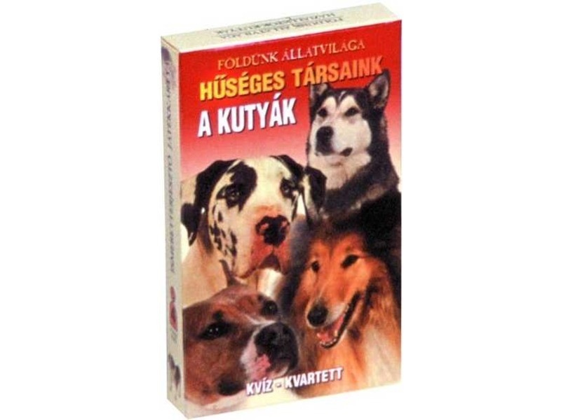 A kutyák kvartett kártyajáték, 3–6 év