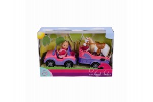 SteffiLove Evi divatbaba robogóval és sisakkal