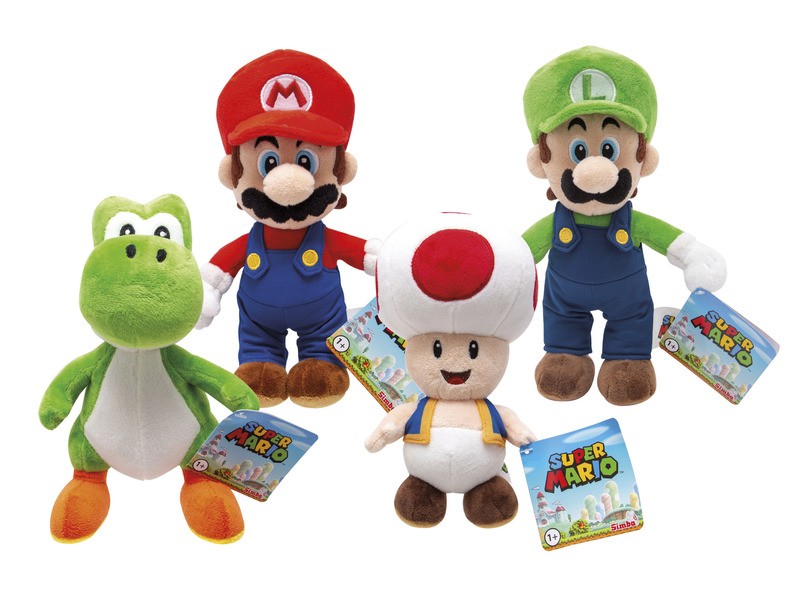 Simba Super Mario plüss 20 cm - többféle változatok