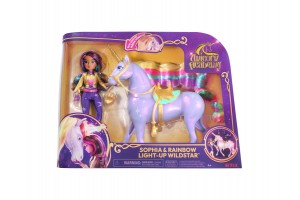 Wildstar és Sophia - szivárványosan világító unikornis