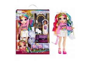 Rainbow High divatbaba kristállyal, 5 kiegészítő