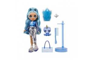 Rainbow High Skyler divatbaba - kék öltözék